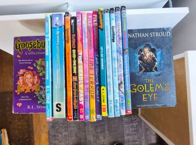 15 books, Goosebumps, Point Horror, Spooksville & More