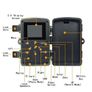36MP 1080P Trail and Game Wild Animal Farming FarmCamera with Night Vision 3 PIR Sensors IP66 Waterproof Motion Activated Infrared Hunting Camera with Screen Image 4