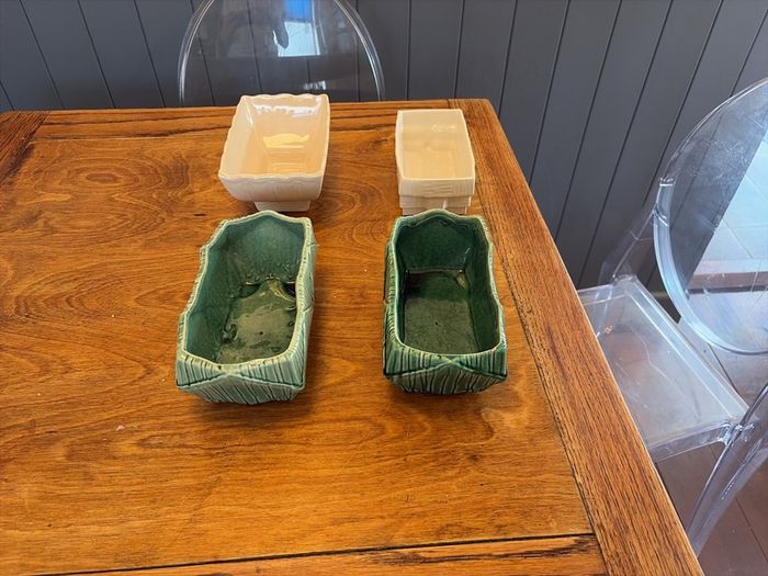 Original McCoy Mid-Century Americana Planters