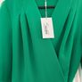 Label Flounce Green Dress Image 2