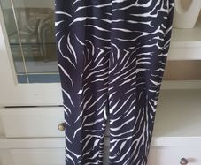 Zara zebra printed trousers
