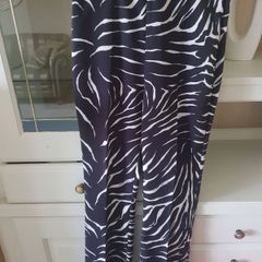 Zara zebra printed trousers