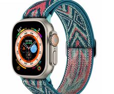Scrunchie Strap for Apple watch band 38mm 40mm 41mm Elastic Nylon bracelet iWatch series 7 se 6 5 3 Ultra 8