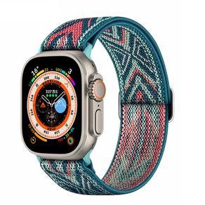 Scrunchie Strap for Apple watch band 38mm 40mm 41mm Elastic Nylon bracelet iWatch series 7 se 6 5 3 Ultra 8