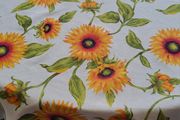 Tablecloth " Sunflowers" Round 140cm. Rectangular 140cm x 200,250, 280cm