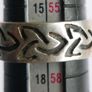 Vintage Sterling Silver Celtic Knot Ring Size P1/2 - 6,94g Image 2