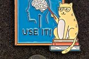 Use it ! , pin back badge.