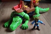 Imaginext crocodile and pirate