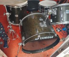 Yamaha Stage Custom Drum kit with Meinl cymbals and fancy stool