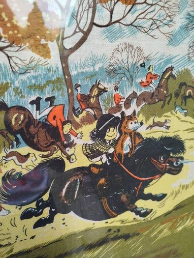 Vintage Framed Hunt Image