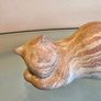 Vintage Joan Doherty Raku Cat Sculpture, Irish Pottery Design Image 9