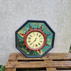 Large country corner clock possible to post