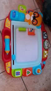 Clementoni Baby - Baby Interactive Magnetic Easel for Toddlers - Ages 18 Months Plus