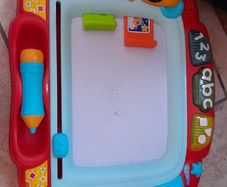Clementoni Baby - Baby Interactive Magnetic Easel for Toddlers - Ages 18 Months Plus