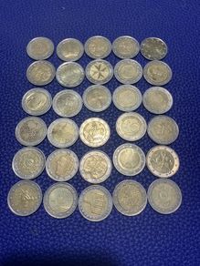 Two Euro Coins Collection