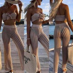 Booho top plus pants beach set