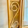 Vintage 1970s Bamboo Rattan Wall Mirror French Riviera Boho Image 2
