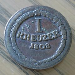 BADEN Kreuzer 1808 Karl Friedrich