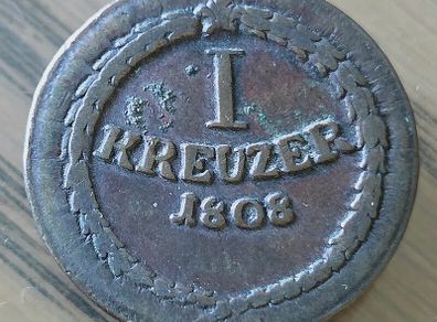 BADEN Kreuzer 1808 Karl Friedrich