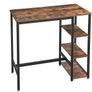 New Dining Table Bar Kitchen + 3 Shelves - FREE P&P Image 5