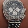 Wittnauer Men's WN3061 Quartz Chronograph Crystal Accents Black Dial 50mm Watch Image 2