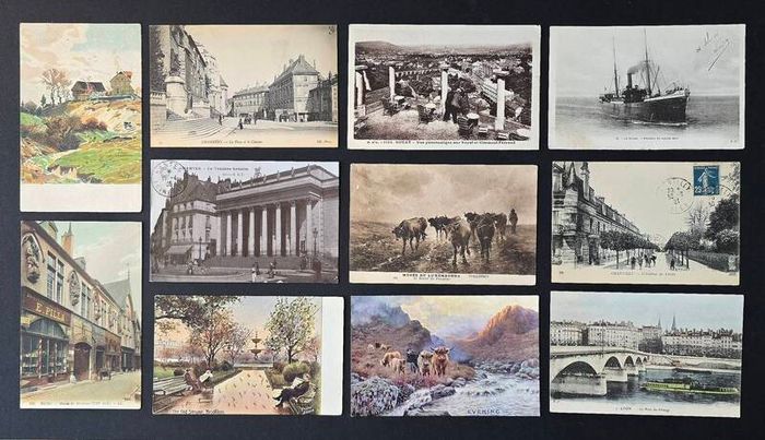 250 Vintage Postcards more than 100 Years Old Large Collection
