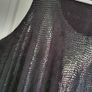 ESTAN FUTURA high shine black dress Sz 12 and Sz 14- Bnwt Rrp 95 Image 3