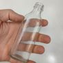 294 - Set of 7 Vintage Clear Glass Decorative Collectible Display Household Bottles Image 2