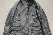 Barbour Men's Retail Reiver Waxed Hooded Jacket Navy Small MWX1490NY71
