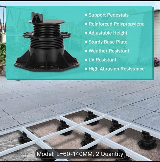Adjustable pedestals