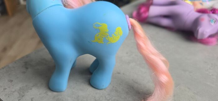 Squeezer Happy Tails Ponies Puppies MLP G1 My Little Pony