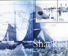 2004 Ireland Shackleton Commemorative Stamps Miniature Sheet Mint Never Hinged (MNH)