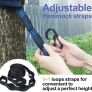 Camping Hammock with Mosquito Net - Ultralight Travel Hammock - 210T Parachute Nylon with 10FT Tree Straps for Camping Hiking Backpacking - Indoor Outdoor Garden (FREE POSTAGE) Image 5