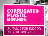 Plastic Fluted Boards prints