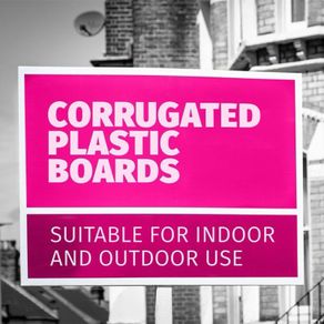 Plastic Fluted Boards prints