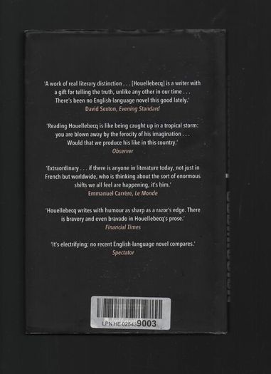 Michel Houellebecq. Submission.