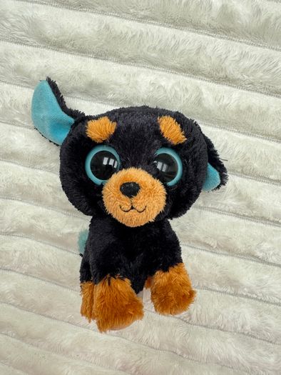 TY Beanie TUFFY the Rottweiler Dog Beanie Boo Soft approx. 6" Used Please see pictures