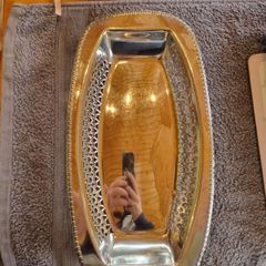 Silver serving dish