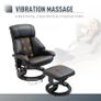 Recliner Massage Chair Arm Chair Armchair & Stool 10 Point Massage Image 7