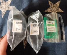 118ink.com 2 x Hewlett Packard HP Black 350 & 1 Colour 351 Refurbished Refill Ink Cartridges.