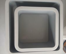 Square wall shelves