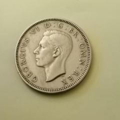 1950 George VI UK Shilling