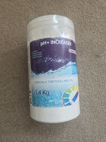 Nortembio Pool pH+ Plus 1.4 Kg, Natural pH Increaser for Pool, Spa, Hot Tub