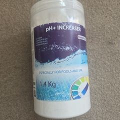 Nortembio Pool pH+ Plus 1.4 Kg, Natural pH Increaser for Pool, Spa, Hot Tub