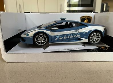 Lamborghini Huracan LP 610-4 Polizia Burago Rare