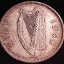 #552 - Ireland - 1940 - Florin - Silver - KM.15 Image 2