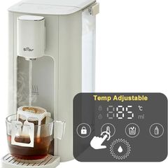 3L Instant Hot Water Dispenser 6 Temp Settings 45C 90C  5 Volume Options 150ml 500ml Auto Clean & Child Lock, LED Night Light, Energy Efficient, Digital Touch Screen