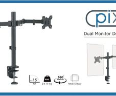 Monitor stand dual monitor up to 27" screens