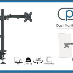 Monitor stand dual monitor up to 27" screens