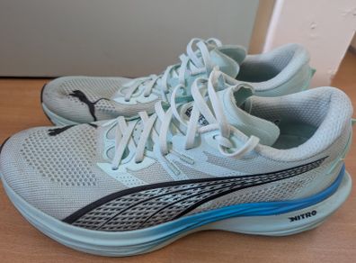 Puma Deviate Nitro 3 carbon plated running shoes trainers. Size UK 10.5 EUR 45